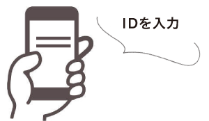 在智慧型手機上輸入 ID